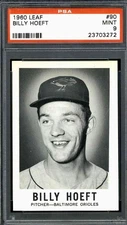 1960 Leaf #90 Billy Hoeft - PSA 9