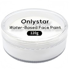 120g White Paint - Water Based Non-Professional and Body SFX Makeup for Hal...
