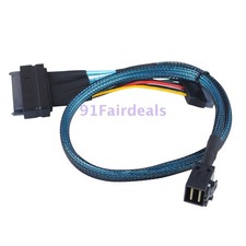 SFF-8639 68P Straight PWR to SFF-8643 36P Mini SAS U.2 Cable for 2.5 NVMe SSD