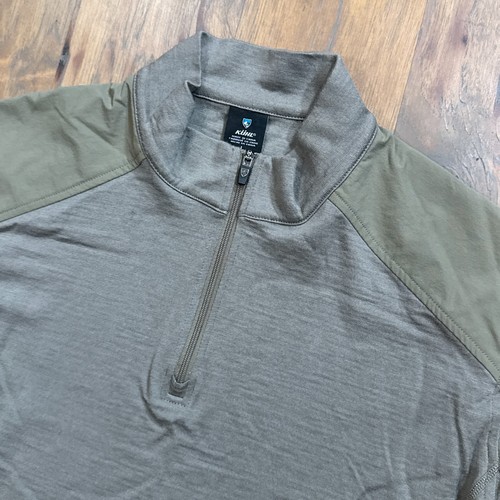 Kuhl Pullover Herren L braun leichte Merinowolle Stellar Quarter Zip Pulli - Bild 4 von 13