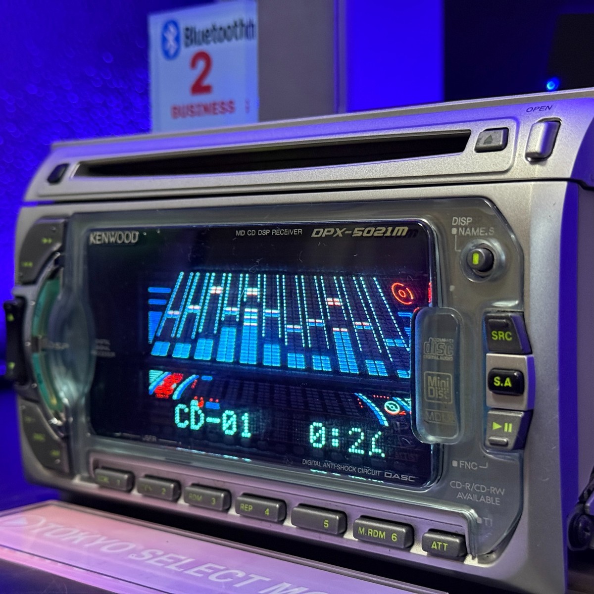 Buy KENWOOD DPX-5021M Car Audio 2DIN CD MD DSP Added Bluetooth