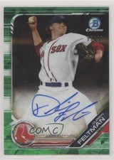 2019 Bowman Chrome Prospects Green Refractor 93/99 Durbin Feltman Auto 0vg0