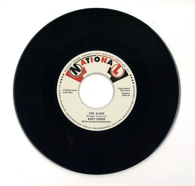 Mighty Sparrow With The Bert Inniss National Recording Orchestra - The Slave (7''