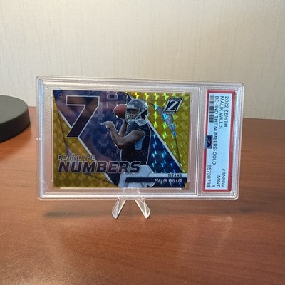 2022 Panini Zenith - Behind the Numbers Malik Willis #BN-MW Gold /10 (RC)