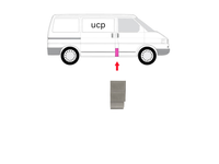 Reparaturblech Blech B-SäUle Unten Rechts FüR Vw T4 Transporter Bus Bulli