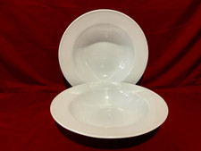 Corelle Winter Frost White Set Of 2 Pasta Serving Bowls 10 3/4" USA