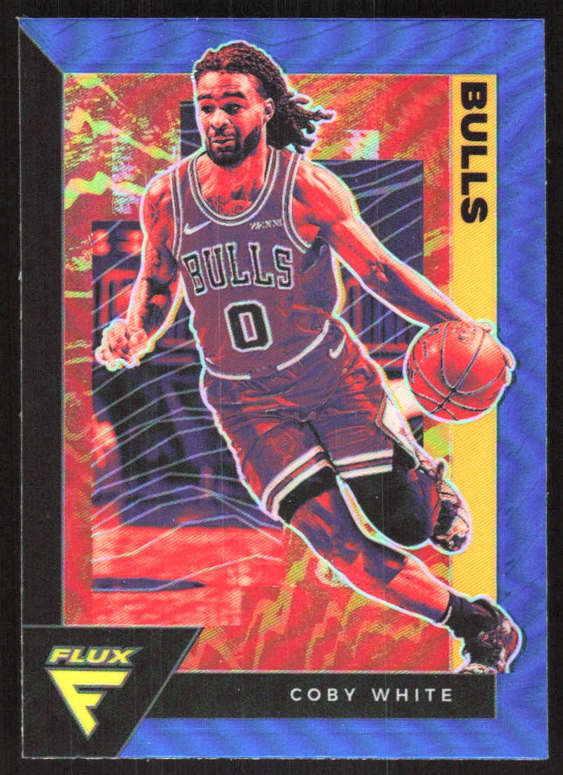 9719J 2020-21 Panini Flux #26 Coby White Blue Prizm