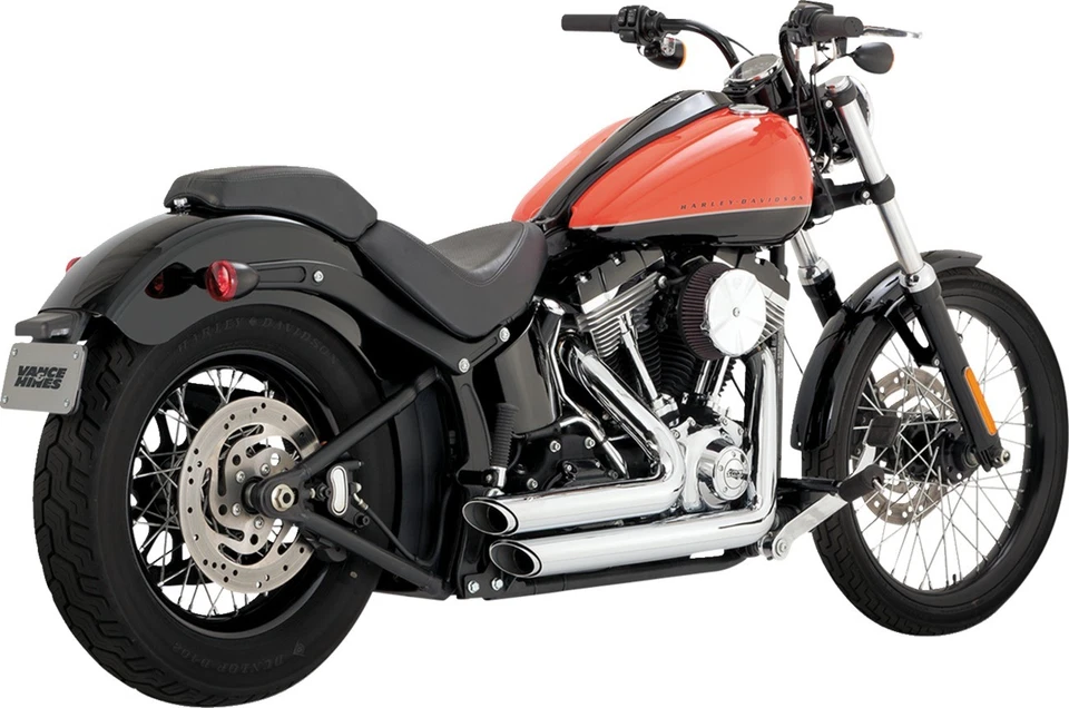 Escape Vance and Hines Shortshots escalonado PCX para Harley Softail 17325 12-17 Foto 3 de 3