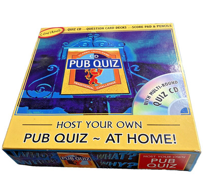 KOMPLETT Host Your Own CD Pub Quiz ~ At Home von Cheatwell Games