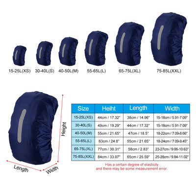 75-85L Waterproof Backpack Rain Cover with Vertical Strap XXL Dark Blue | eBay 75-85L Waterproof Backpack Rain Cover with Vertical Strap XXL Dark Blue | eBay