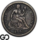 1891 Seated Liberty Dime
