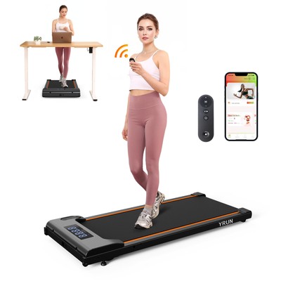 Walking Pad Under Desk Treadmill for Home and Office, Portable Small Treadmil...