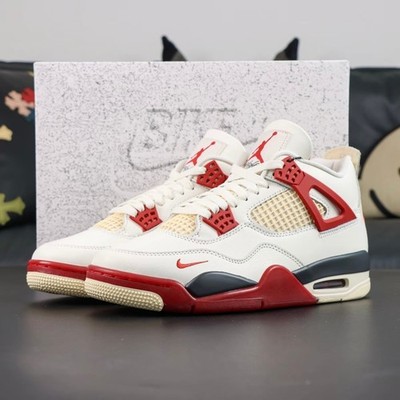 Nike Air Jordan 4 ''Brick After Brick'' Retro Mid Top Men's Basketball Shoes