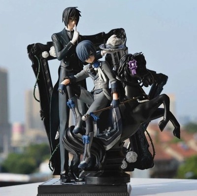 Black Butler Book of Circus Kuroshitsuji Ciel Sebastian Anime Figure Model