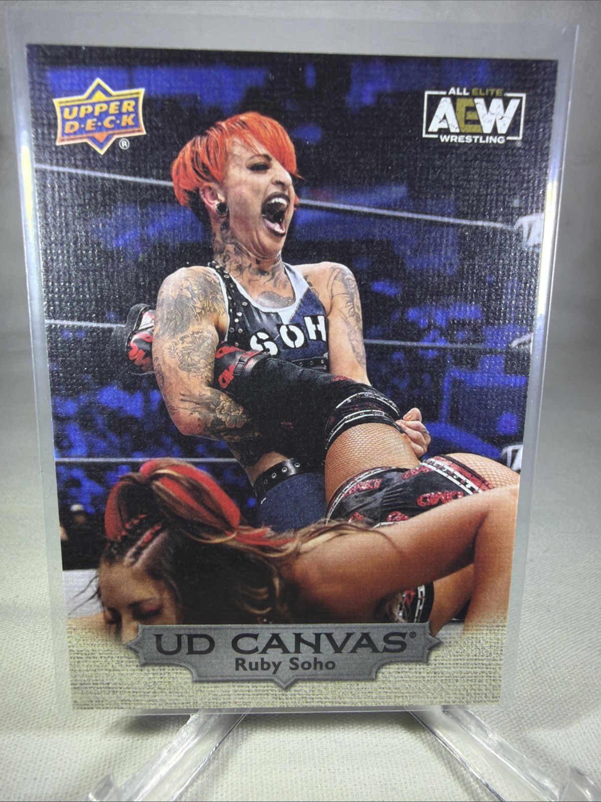 2022 Upper Deck UD Canvas AEW Wrestling Ruby Soho #C4