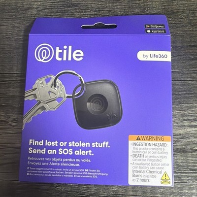 TILE By Life 360 Find Lost Or Stolen Stuff  IOS/Android Compatible SOS Alert NEW