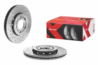 2x BREMBO Bremsscheibe XTRA LINE - Xtra 09.7011.1X für AUDI VW SEAT SKODA POLO 5