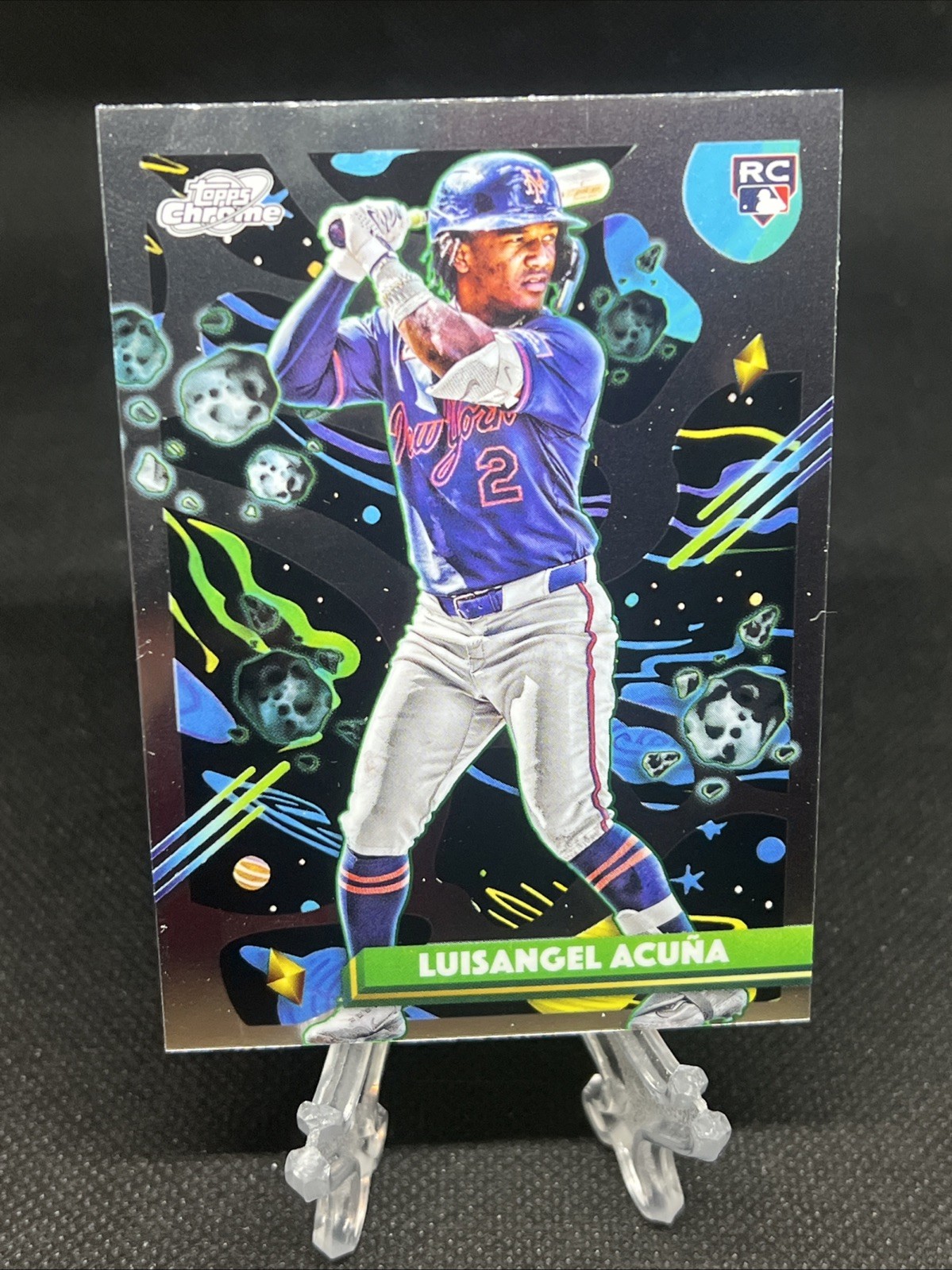 2025 Topps Cosmic Chrome Luisangel Acuna #24 Mets