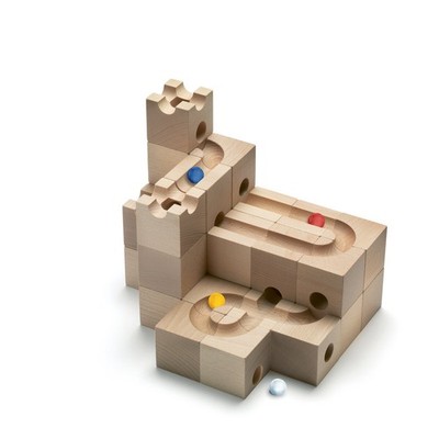 Cuboro Standard 32 Marble Run Game - The medium starter set (UK)