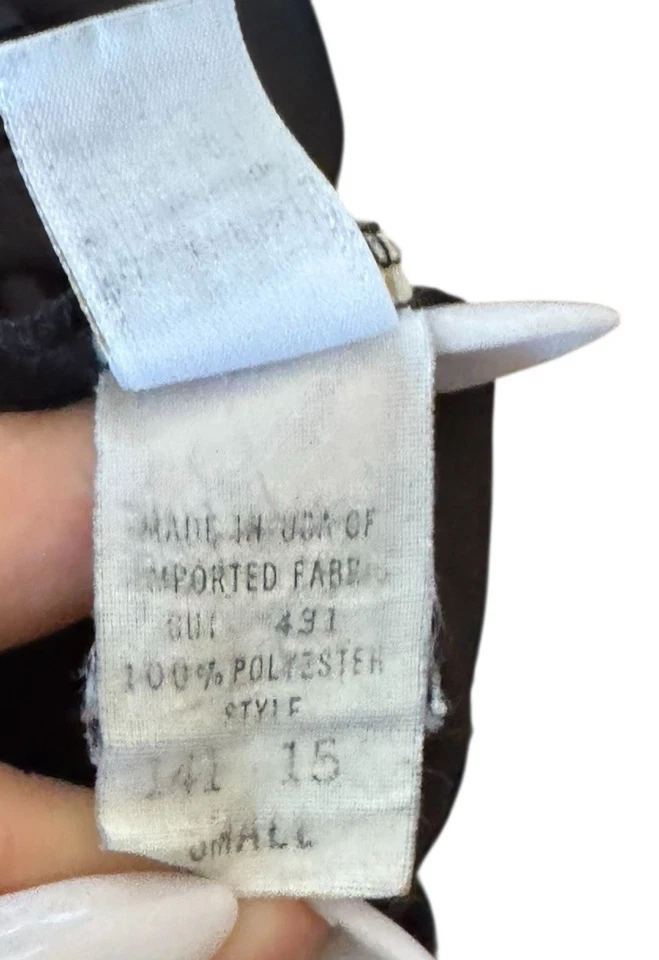 Pantalones Cortos Vintage Farr West Negro Satinado Medio Slip S Años 80 90 Lencería Bloomers EE. UU. Foto 4 de 4