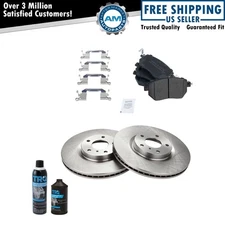 Front Semi Metallic Brake Pad & Rotor Kit w/Fluids for Altima Maxima Murano