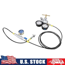 NICECNC Dual 8' Hose Nitrogen Regulator Shock Fill Tool Set For Off-Road Bike