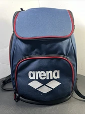 Arena Team Swimming Athlete Sports Gym Training Gear Bag Blue Backpack