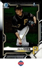 2021 Bowman Chrome #BCP-223 Po-Yu Chen Prospects
