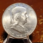 1953-D FRANKLIN HALF DOLLAR ~ UNC  BU 90% Silver