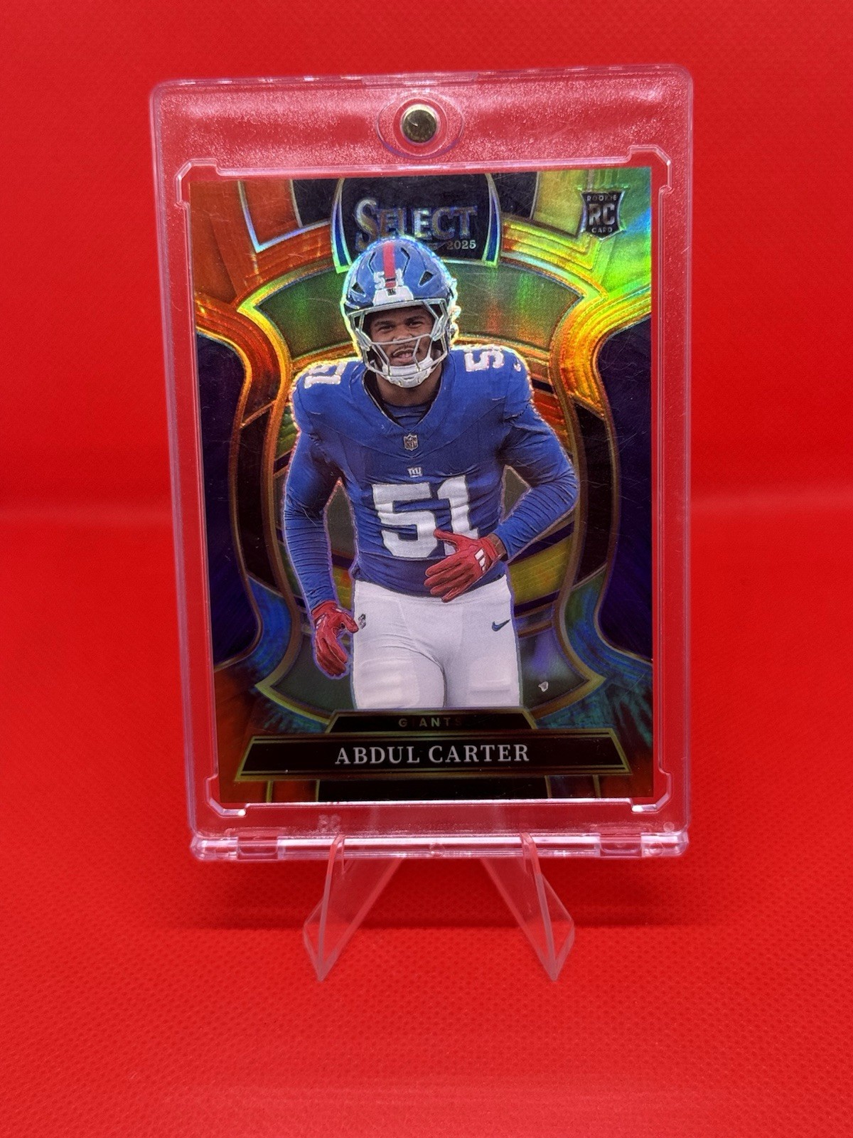 🔥 2025 Select Abdul Carter RC Tie Dye Prizm 22/25 #95 Giants Rookie SP 🔥
