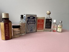 Various Vintage Bottles and Boxes 8 Pieces Job Lot Collection.