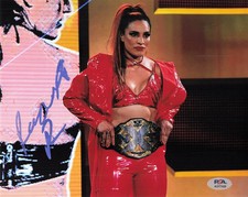 Raquel Rodriguez Signed Wrestling 8x10 Photo PSA Autographed