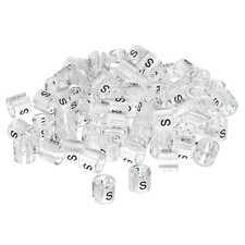 160pcs Clothes Hanger Markers S Size Tags Fit 3.5mm Rod Garment Transparent