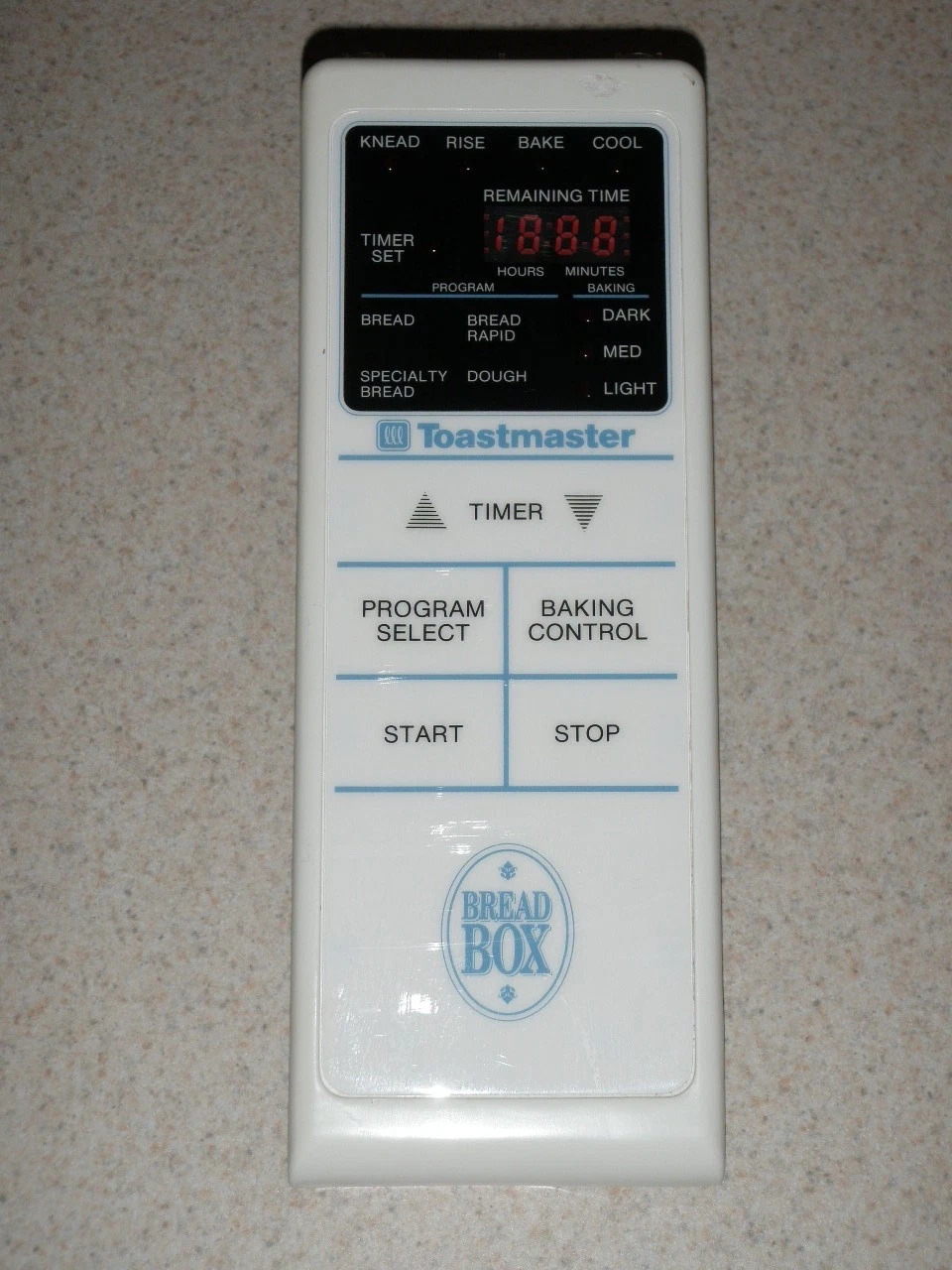 Control Panel + PCB for Toastmaster Bread Maker Machine Model 1150 only