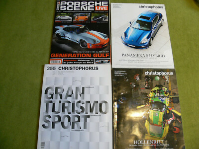 3 x Porsche Christophorus 1x Porsche Scene 2011/2012
