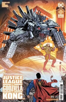 JUSTICE LEAGUE VS GODZILLA VS KONG #7 DAN MORA VARIANT  NM 2024