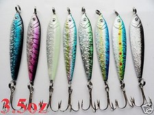 1 to 10 pcs 3.5oz Mega live bait metal jigs Saltwater fish lures w/ treble hook