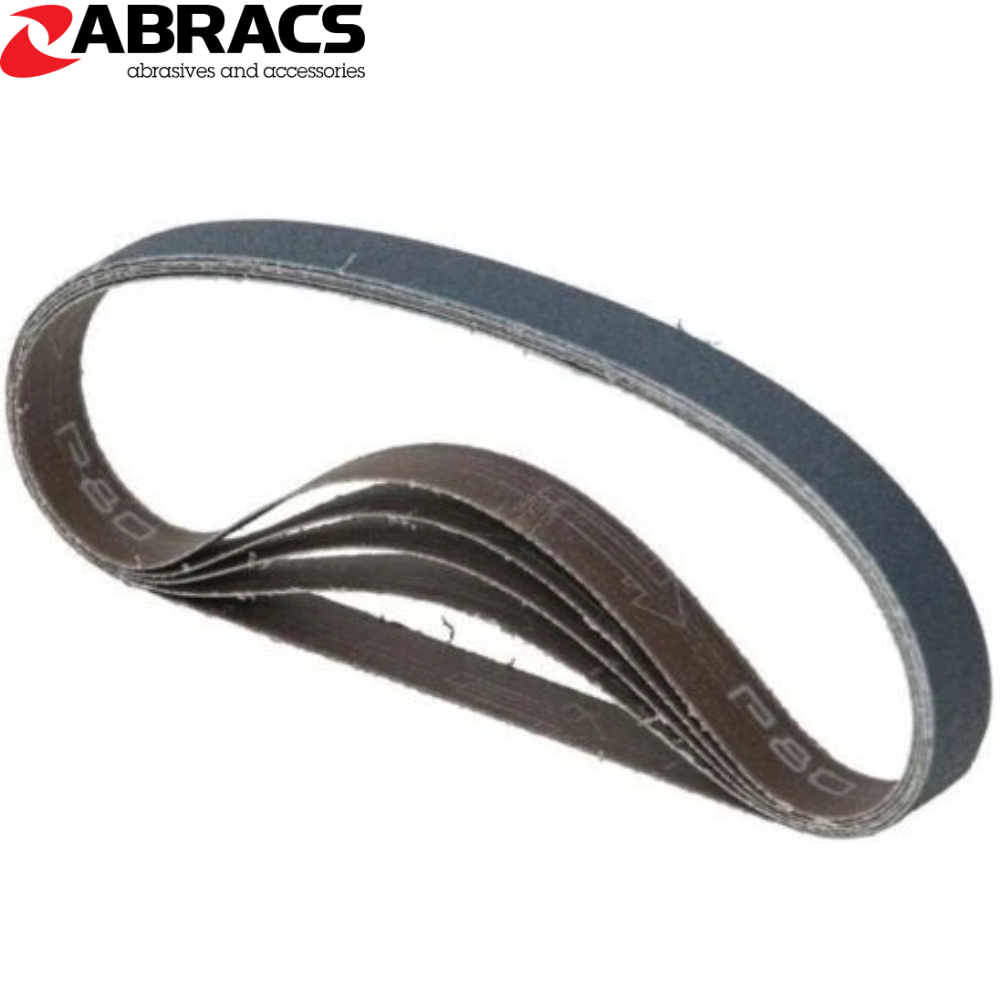 10 x ABRACS Zirconium Sanding Belts 10 x 330mm Grit 60 for Belt Sander WSB32