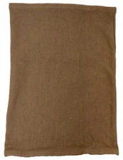 NEW - Military Brown Neck Gaiter Coyote One Size Neck Warmer Polypropylene Mask