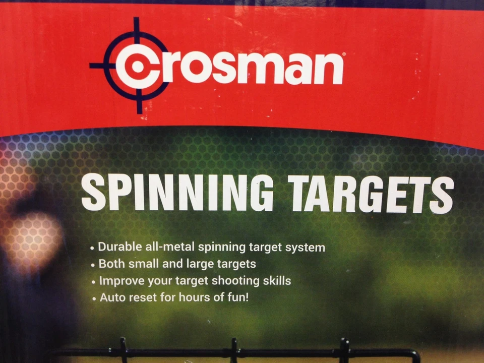 Objetivo giratorio de metal Crosman uso con pellets de plomo calibre .177 y .22 CSLT JD Foto 2 de 4