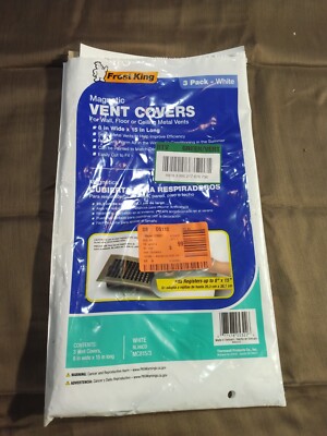 Magnetic Floor Wall Ceiling Vent Covers Fit Large Size Block Out