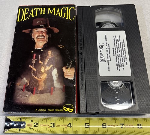 VTG 1992 Death Magic AUTOGRAPHED By Paul Clinco B-Movie Horror VHS Cult Classic - Picture 3 of 12