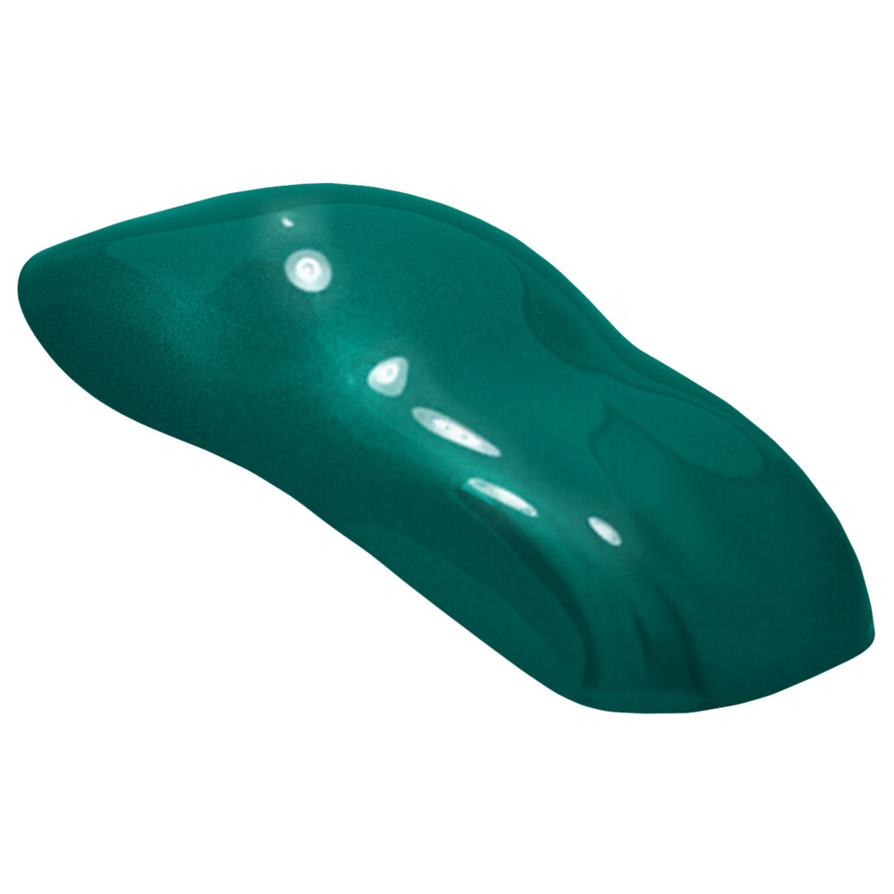 Teal Green Metallic Hot Rod Gloss Urethane Auto Paint 1 Gallon-image