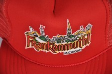Frankenmuth Michigan Bavarian Red Trucker Mesh NOS Snapback Foam Polyester