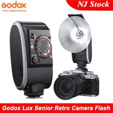 US Godox Lux Senior GN14 6000K Retro Flash Speedlite for Canon Nikon Sony Camera