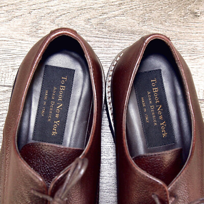 $450 Neiman Marcus TO BOOT NEW YORK 11 M Italian Derby * new  display picture 1