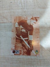 1991 Pro Set Hockey Georges Vezina Card HOF NM #333 French Montreal Canadiens 