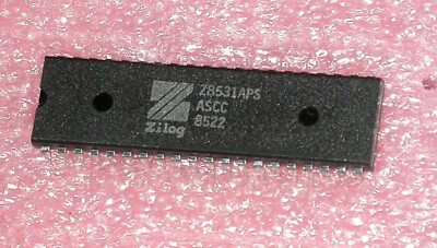 ZILOG  Z8531APS Z80A ASCC 40-PIN DIP Serial Communications Controller Vintage 