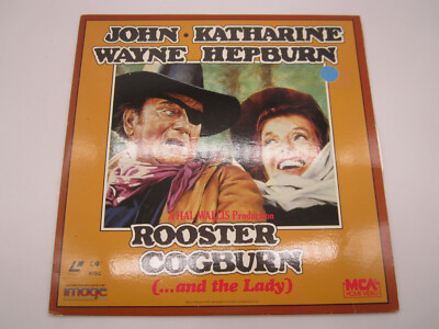 Rooster Cogburn...and the Lady (Laserdisc MCA 1987) John Wayne Katharine Hepburn