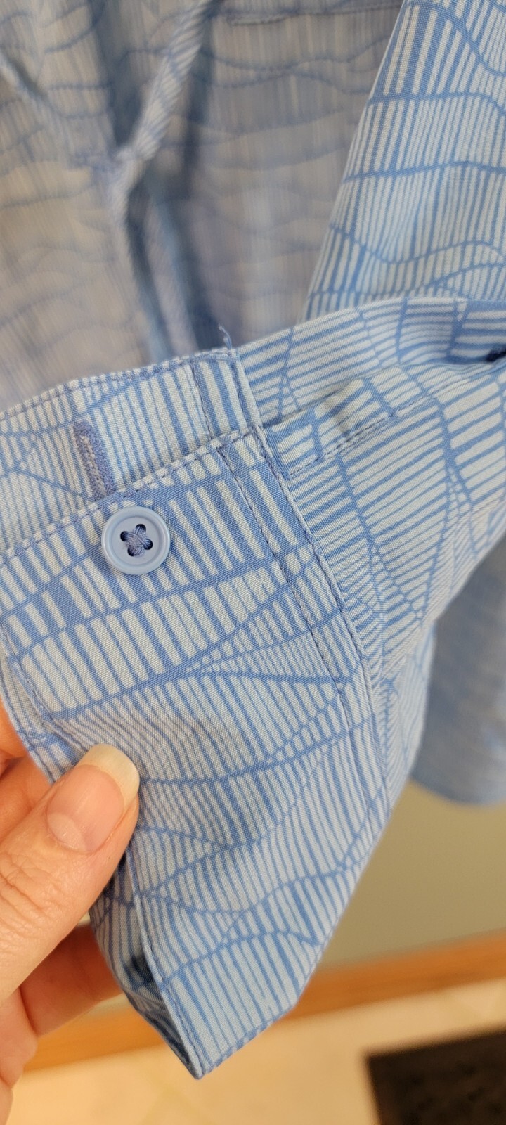 Shore To Summit Sun Protection Dress Blue Sea Mist Outdoor Dress Size L